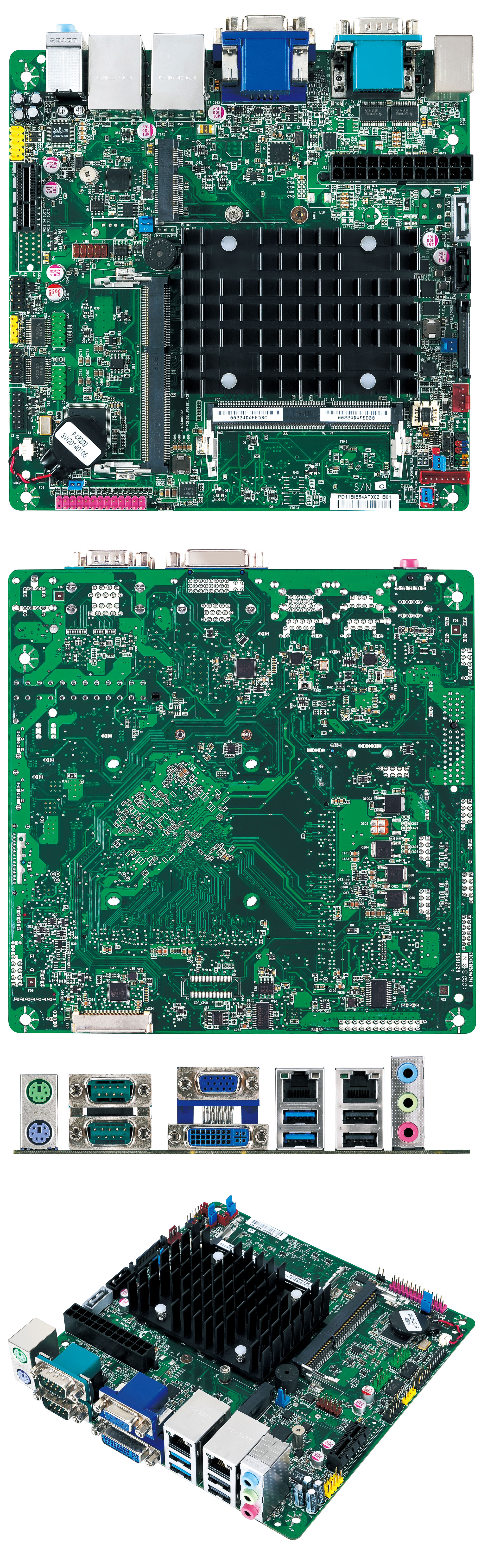 PD11BI - Intel Baytrail SoC Mini-iTX Industrial Motherboard