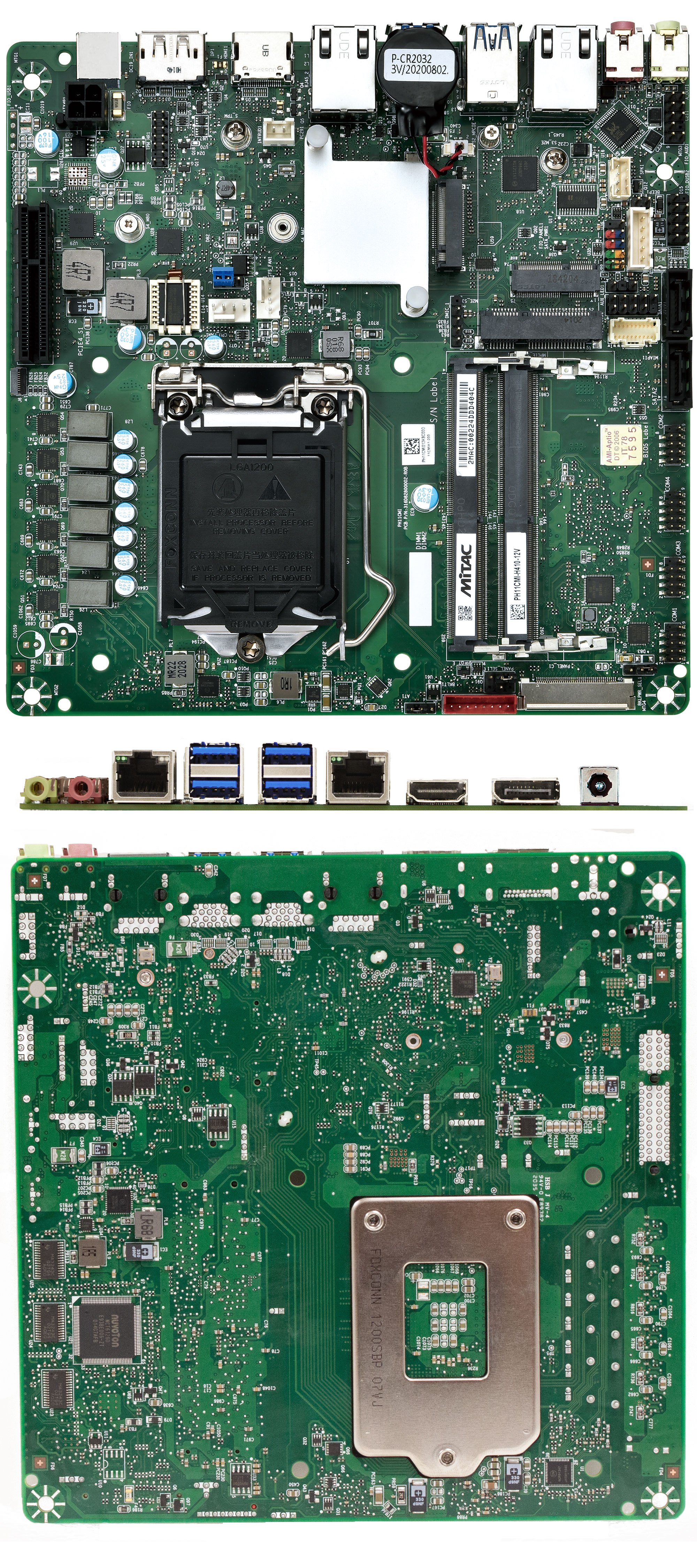 人気新品入荷 アイランド本舗Mitac PH13CMI-Q470-ATX Comet Lake 10th Gen Mini ITX  Motherboard, vPro, Dual LAN＿並行輸入