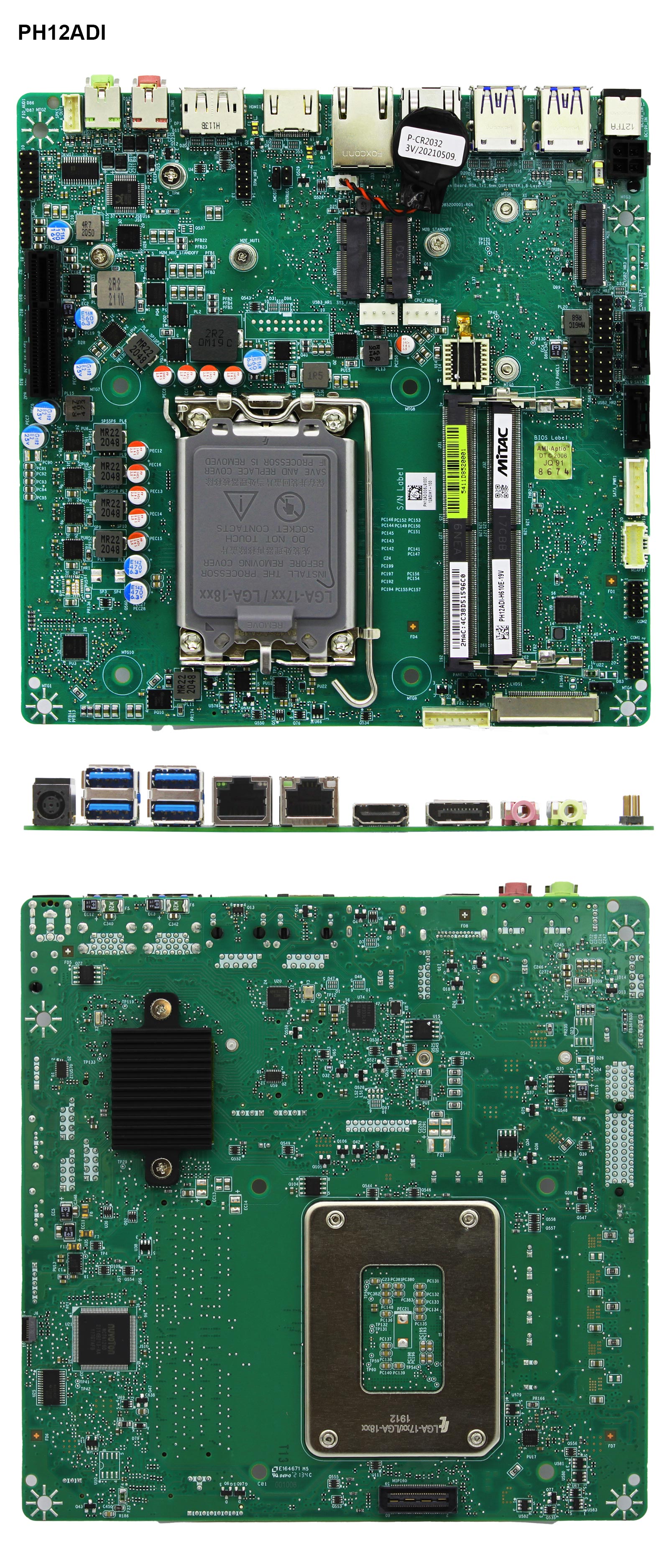 PH12ADI - 12th/13th/14th Gen Intel Core Thin Mini-iTX