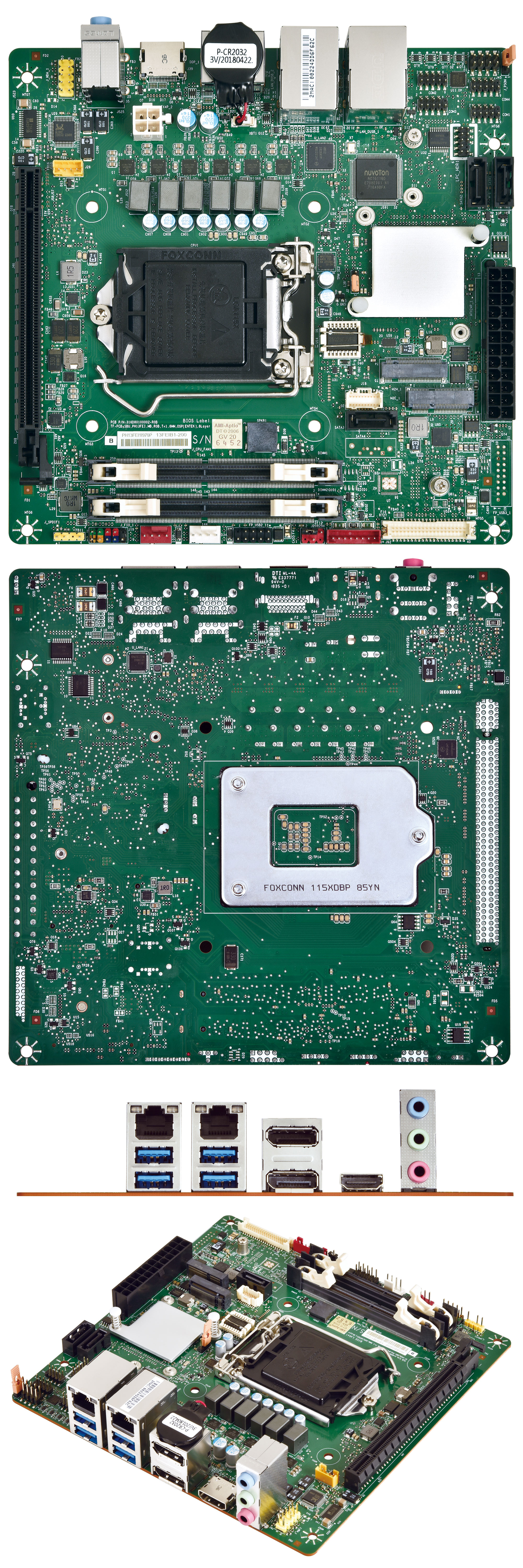 PH13FEI - 8th/9th Gen Intel Core Mini-iTX Industrial Motherboard